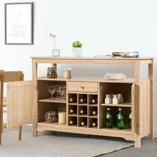 Load image into Gallery viewer, Buffet Server Sideboard Wine Cabinet Console-Natural
