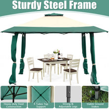Load image into Gallery viewer, 13&#39;x13&#39; Pop Up Canopy Tent Instant Outdoor Folding Canopy Shelter-Green
