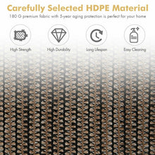 Load image into Gallery viewer, 6&#39; x 6&#39; Roller Light Filtering Protection Window Shade Blind-Coffee
