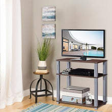 Load image into Gallery viewer, 3-Tier TV Media Stand Component Console Multipurpose Shelf Display-Walnut
