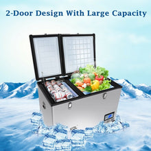 Load image into Gallery viewer, 84-Quart Portable Compressor Camping Electric Car Cooler
