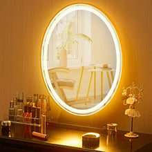 Load image into Gallery viewer, Hollywood Vanity Lighted Makeup Mirror Remote Control 4 Color Dimming-Black
