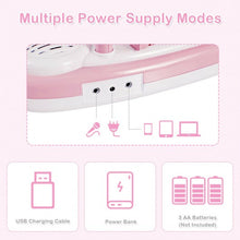 Load image into Gallery viewer, 37-key Kids Toy Keyboard Piano with Microphone-Pink
