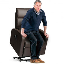 Load image into Gallery viewer, Electric Power Lift  Leather Recliner Chair-Coffee
