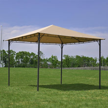 Load image into Gallery viewer, 10&#39; x 10&#39; Garden Square Gazebo Canopy Tent Shelter Awning-Coffee

