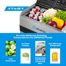 Load image into Gallery viewer, 53 Quarts Portable Electric Car Cooler Refrigerator
