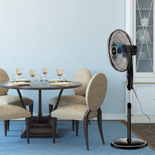 Load image into Gallery viewer, 16&quot; Adjustable Oscillating Pedestal Stand Fan
