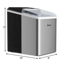Load image into Gallery viewer, 26 lbs/24 H Self-Clean Stainless Steel Ice Maker
