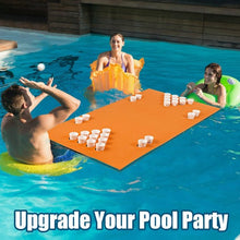 Load image into Gallery viewer, 5.5&#39; x 23.5&quot; 3-Layer Multi-Purpose Floating Beer Pong Table-Orange
