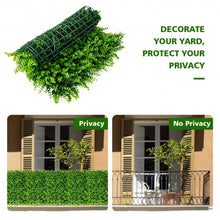 Load image into Gallery viewer, 12 Pcs 16x24inch Artificial Eucalyptus Hedge Plant Privacy Fence Panels
