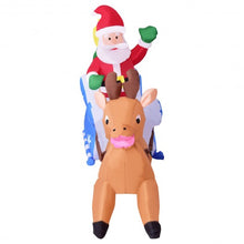 Load image into Gallery viewer, 6&#39; Indoor / Outdoor Inflatable Christmas Santa Claus Elk
