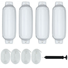 Load image into Gallery viewer, 27&quot; Boat Fenders Hand Inflatable Marine Bumper-White
