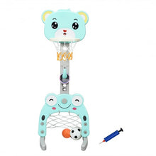 Load image into Gallery viewer, Adjustable Kids 3-in-1 Basketball Hoop Set Stand with Balls
