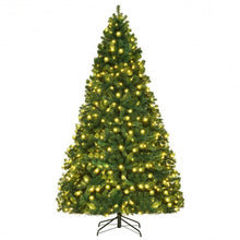 Load image into Gallery viewer, 8&#39; PVC Artificial Christmas Tree with LED Lights-8&#39;
