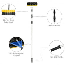 Load image into Gallery viewer, 21FT Telescoping Snow Roof Rake Aluminum Tube Non-Slip Handle
