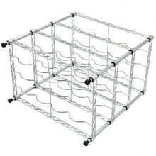 Load image into Gallery viewer, Metal Wine Holder Bottle Rack for 16 Bottles
