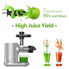 Load image into Gallery viewer, Horizontal Slow Masticating Extractor Juicer with Brush-Silver
