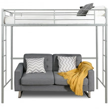 Load image into Gallery viewer, Metal Twin Loft Ladder Beds-Silver
