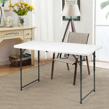Load image into Gallery viewer, 4ft Adjustable Camping and Utility Folding Table
