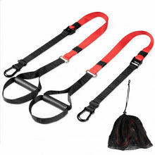 Load image into Gallery viewer, Bodyweight Fitness Resistance Straps Trainer with Adjustable Length
