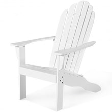 Load image into Gallery viewer, Outdoor Solid Wood Durable Patio Adirondack Chair-White
