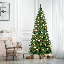 Load image into Gallery viewer, 8 ft Premium Hinged Artificial Christmas Tree Pine Needles
