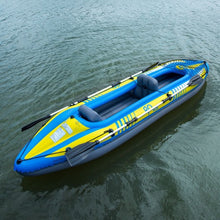 Load image into Gallery viewer, Goplus 2-Person Inflatable Canoe Boat Kayak Set with Oar and Hand Pump
