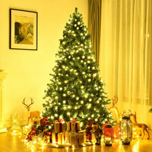Load image into Gallery viewer, 7.5&#39; PVC Artificial Christmas Tree with LED Lights-7.5&#39;
