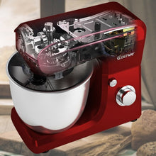 Load image into Gallery viewer, Multifunctional Stand Mixer Blender Meat Grinder with Bowl-Red
