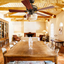 Load image into Gallery viewer, 52&quot; Vintage Ceiling Fan Light with Remote Control Reversible Blades Home Indoor
