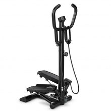 Load image into Gallery viewer, Twist Stair Stepper Machine with Handlebar and Monitor
