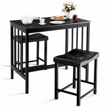 Load image into Gallery viewer, 3 PCS Modern Counter Height Dining Set Table
