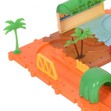 Load image into Gallery viewer, 60 pcs Railway Train Building Blocks with Light &amp; Music
