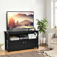 Load image into Gallery viewer, 44&quot; Wooden Storage Cabinet TV Stand-Black
