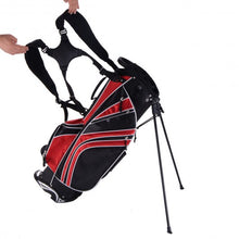 Load image into Gallery viewer, Golf Stand Cart Bag with 6-Way Divider Carry Pockets-Red
