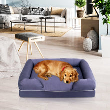 Load image into Gallery viewer, Comfortable Solid Memory Foam Dog Sofa Bed-L
