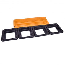 Load image into Gallery viewer, 43&quot; Height Adjustable Fitness Aerobic Step with Risers-Orange
