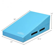 Load image into Gallery viewer, Incline Gymnastics Mat Wedge Ramp Gym Tumbling Exercise Mat-Blue
