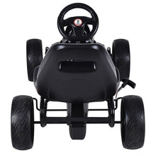 Load image into Gallery viewer, Outdoor Kids 4 Wheel Pedal Powered Riding Kart Car-Black
