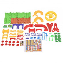 Load image into Gallery viewer, 54 pcs Railway Train Building Blocks with Light &amp; Music
