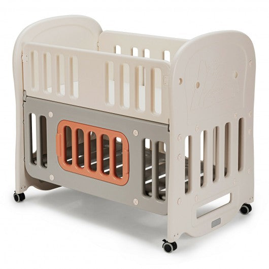 6-in-1 Baby Bed Crib w/2