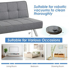 Load image into Gallery viewer, Convertible Futon Sofa Bed Adjustable Sleeper with Stainless Steel Legs
