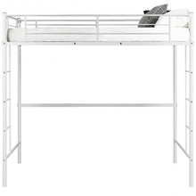 Load image into Gallery viewer, Metal Twin Loft Ladder Beds-White
