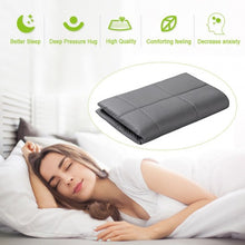 Load image into Gallery viewer, 100% Cotton Weighted Blanket with Glass Beads-10lbs
