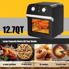 Load image into Gallery viewer, 12.7QT 1600W Rotisserie Dehydrator Convection Air Fryer Oven
