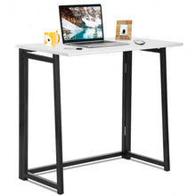 Load image into Gallery viewer, Foldable Home and Office Computer Desk-White

