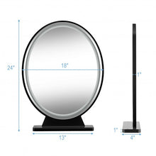Load image into Gallery viewer, Hollywood Vanity Lighted Makeup Mirror Remote Control 4 Color Dimming-Black
