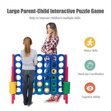 Load image into Gallery viewer, Jumbo 4-to-Score 4 in A Row Giant Game Set-Red
