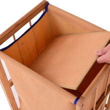 Load image into Gallery viewer, Bamboo Frame Durable Clothes Storage Laundry Hamper
