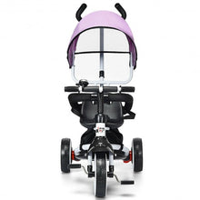 Load image into Gallery viewer, 4-in-1 Kids Baby Stroller Tricycle Detachable Learning Toy Bike-Pink
